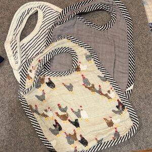 Modern Baby set of three bibs